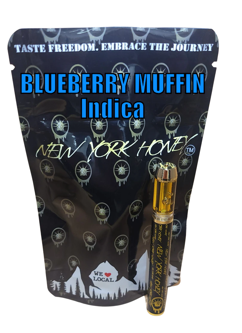 New York Honey - New York Honey - Blueberry Muffin - Live Resin - 1g - AIO Disposable Main Image