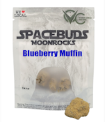 VCC - Blueberry Muffin - Spacebuds Moon Rocks - 4G - Indica-Dominant Hybrid - Hash Rosin Flower