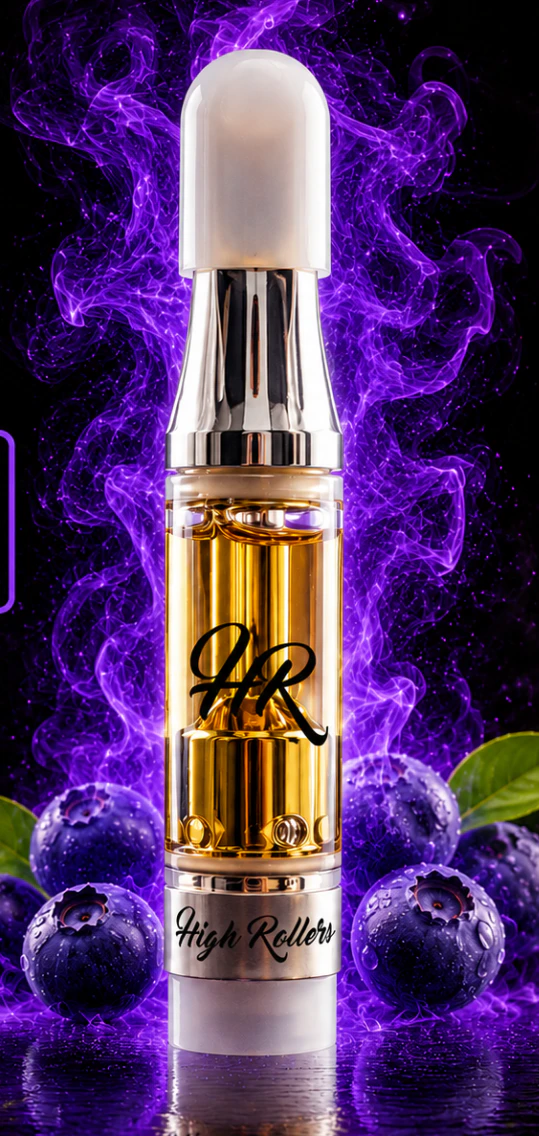 High Rollers - 1g Cart | Blueberry Muffin | Distillate Main Image