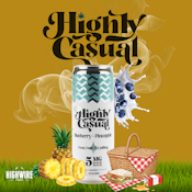 Highly Casual Seltzer Blueberry Pineapple 5mg