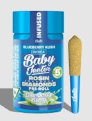 Jeeter Baby .5g Blueberry Kush Infused Preroll 5pk