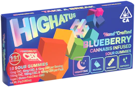 Blueberry Sour Gummies | 1:1:1 THC:CBD:CBN | 100mg