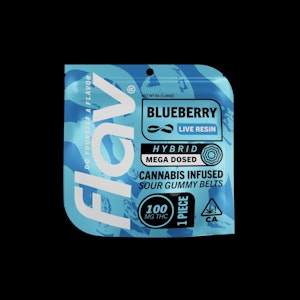 FLAV - FLAV | Blueberry Belts | 1 Piece Mega Dosed | 100MG