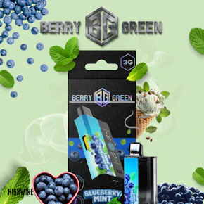Berry Green Disposable Blueberry Mint 3g