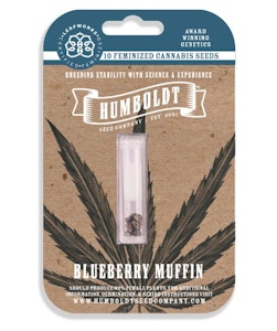 HUMBOLDT SEED COMPANY - SALE Humboldt Seed Company Blueberry Muffin FEMINIZED Seeds 10pk PD