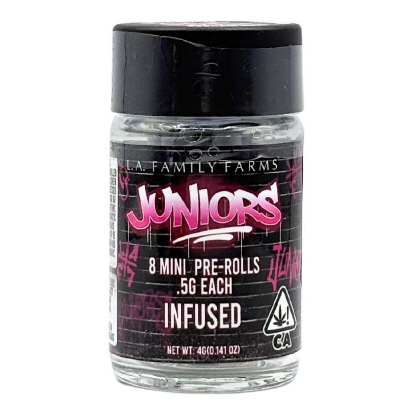 Juniors - Blueberry Z X Peach Z - Infused Preroll Pack - 8pk - 4.0g