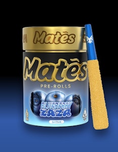 MUHA MEDS - Muha Meds - Blueberry Zaza - 3g Mates Infused Pre-Rolls - 5pk
