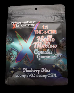 MONSTER XTRACTS - Blueberry Bliss - 20mg - CBN - Monster X