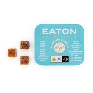 EATON BOTANICALS - Blueberry Coconut | 2.5mg Gummies