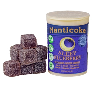 NANTICOKE - Nanticoke - Blueberry Sleep - 100mg Gummies (1:1:1 THC:CBD:CBN)
