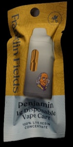 FRANKLIN FIELDS - FF LIVE RESIN VAPE CART SATIVA BLUEBERRY HAZE 1G