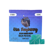 100mg MAS Gummies - Blue Raspberry 5x20mg