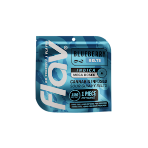 FLAV - Flav | Mega Belt | Live Resin Blueberry Gummy | 100mg