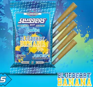 Sluggers Hit - Juiced - Blueberry Banana Infused Pre-rolls - 5pk - 3.5G