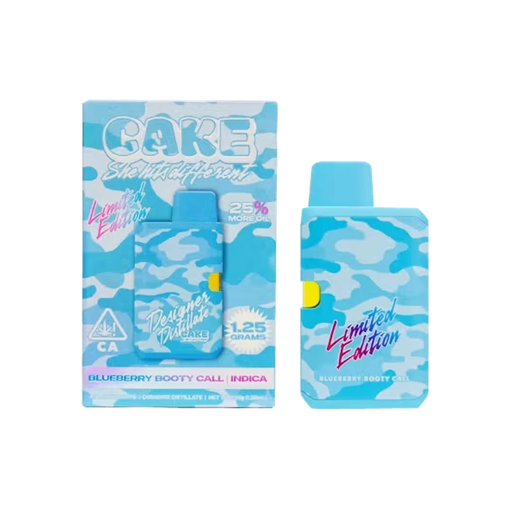 CAKE she hits different - BLUEBERRY BOOTY CALL CAMO DISPOSABLE 1.25G - CAKE Main Image