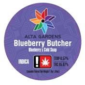 Blueberry Butcher, Cured Resin