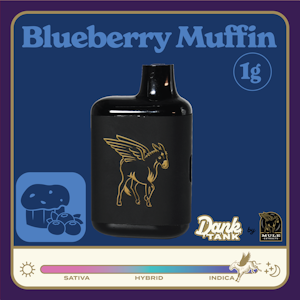 MULE EXTRACTS - Blueberry Muffin, Live Resin, Disposable, 1g