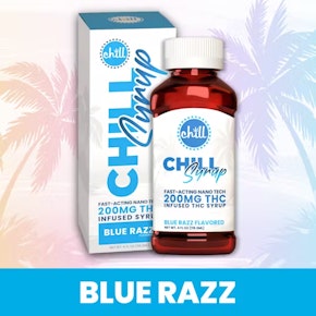 Chill - Blue Razz THC Syrup 200MG