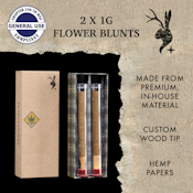 Dirty White Girls ( S ) Plaid Jacket All Flower Blunt 2 x 1g