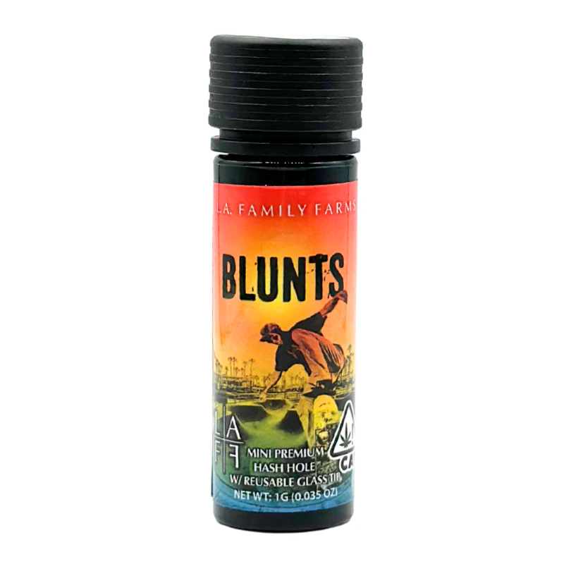 L.A. FAMILY FARMS - LA Family Farms - Mini Hash Hole - Blunts x Zamosa - Infused Preroll - 1.0g Main Image