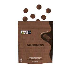 I AM GOODNESS - IAMGOODNESS- Milk Chocolate Buttons - 1mg/100mg