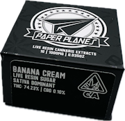 Banana Cream 1g Live Resin Sugar - Paper Planes