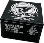Banana Cream 1g Live Resin Sugar - Paper Planes