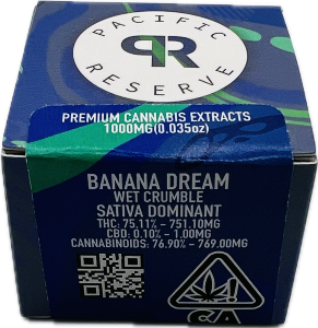 PACIFIC RESERVE - Banana Dream 1g Wet Crumble - Pacific Reserve