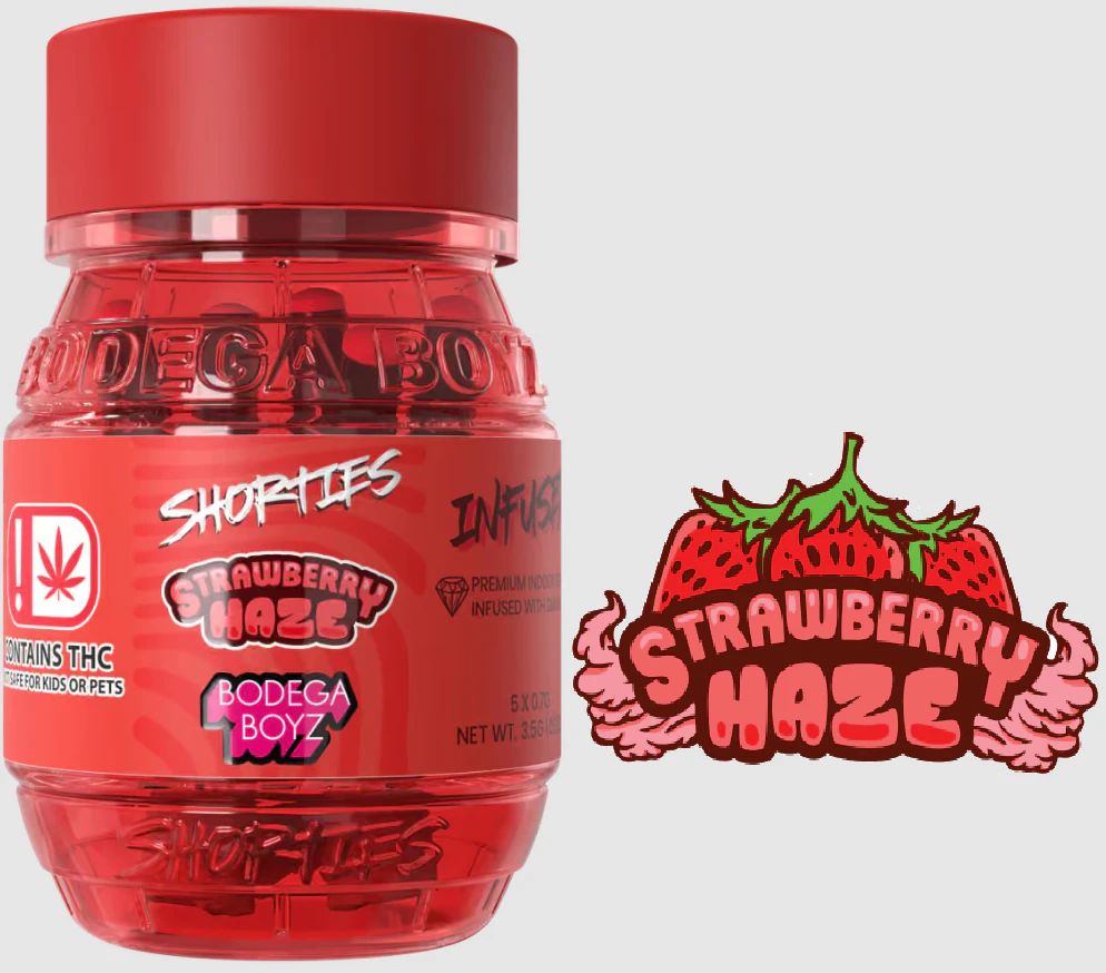 Muha Meds - Bodega Boyz 5pk Shorties | Strawberry Haze (H) Main Image