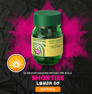 BODEGA BOYZ - Bodega Boyz | Lemon OG | Shorties | Diamond Infused Preroll 5pk | 3.5g