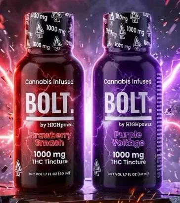 HIGH power syrup - High Power Strawberry Smash Bolt Tincture 1000mg Main Image