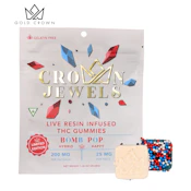 Bomb Pop 200mg Live Resin Gummies W/ Nerds (8x25mg)