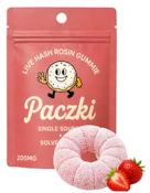  Strawberry (1pc. 200mg Live Rosin Gummie)