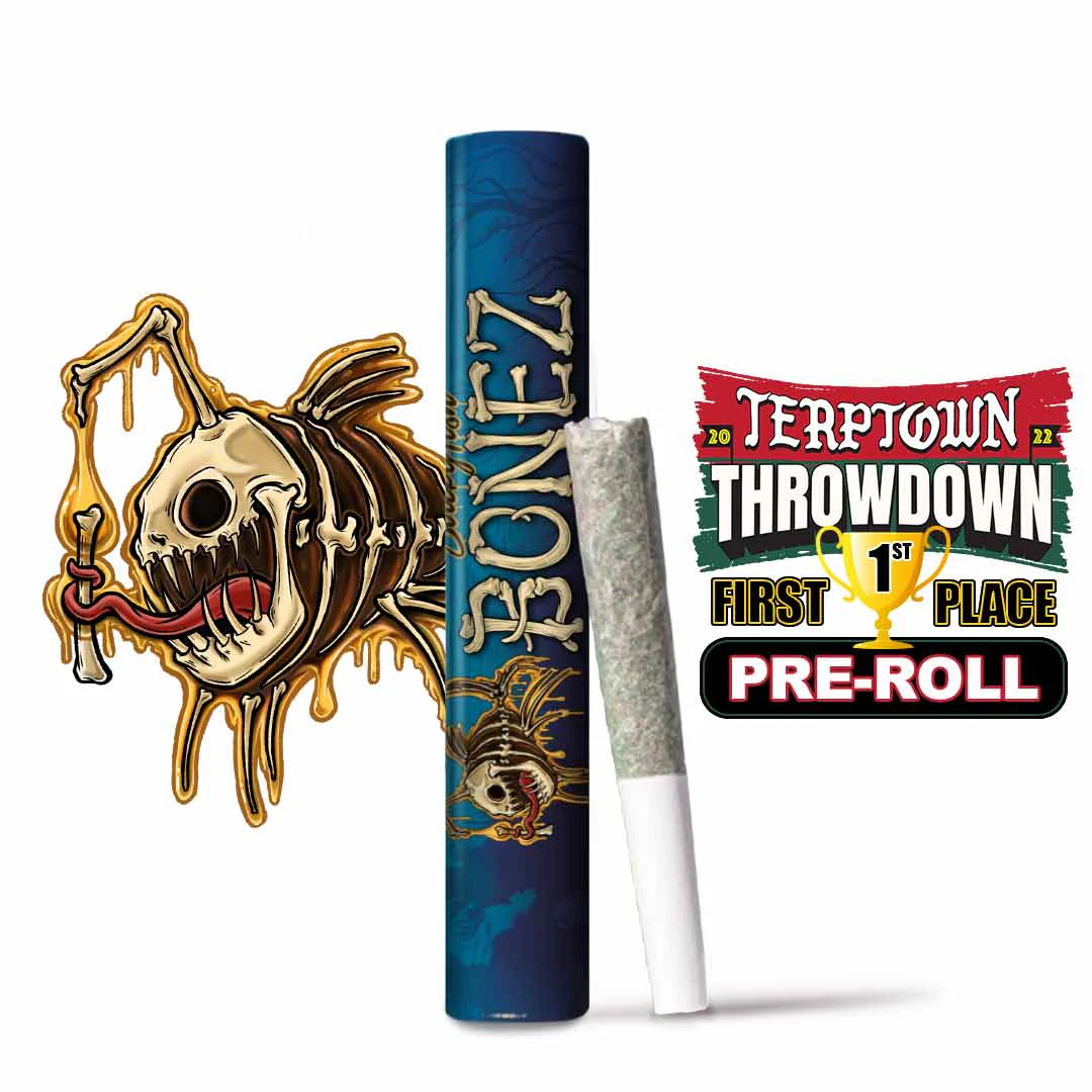 STICKY FISH - Orange Chemeleon | Infused Mini Bonez Joint | TAXES INCLUDED Main Image