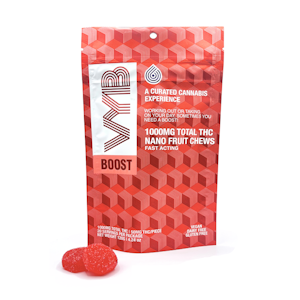 VYB Edibles - Boost (1,000mg) Kiwi Strawberry Chews