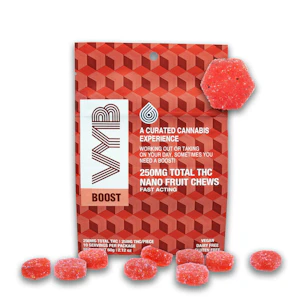 VYB Edibles - Boost (250mg) Watermelon Chews