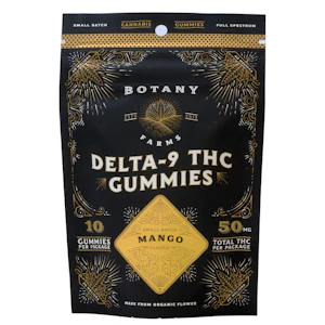 Botany Farms - Botany Farms | 5mg THC + 5mg CBD Gummies | Mango 