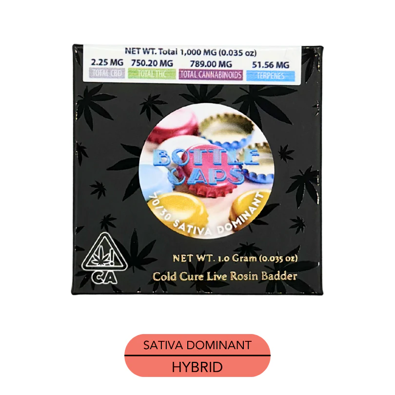 Team Elite Genetics - Team Elite Genetics - Live Rosin - Bottle Caps - Concentrates - 1.0g Main Image