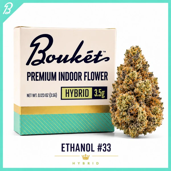 Bouket - Boukét | Ethanol #33 | Indoor Large Bud | 3.5g | Hybrid Main Image