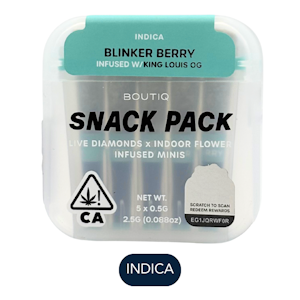 BOUTIQ - Boutiq - Diamonds - Blinker Berry - Infused Preroll Pack - 5pk - 2.5g