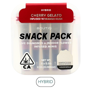 BOUTIQ - Boutiq - Diamonds - Cherry Gelato - Infused Preroll Pack - 5pk - 2.5g