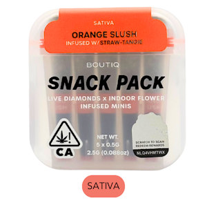 BOUTIQ - Boutiq - Diamonds - Orange Slush - Infused Preroll Pack - 5pk - 2.5g