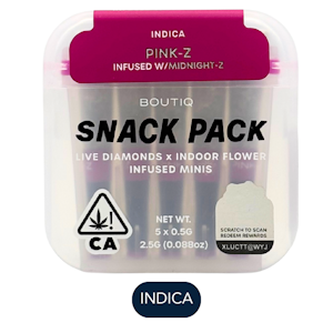 BOUTIQ - Boutiq - Diamonds - Pink Z - Infused Preroll Pack - 5pk - 2.5g