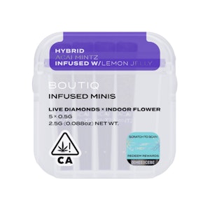 BOUTIQ - 5 PACK INFUSED - ACAI MINTZ .5G - BOUTIQ