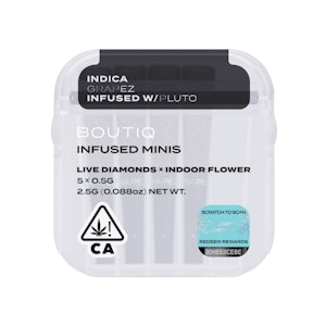 BOUTIQ - 5 PACK INFUSED - GRAPEZ .5G - BOUTIQ