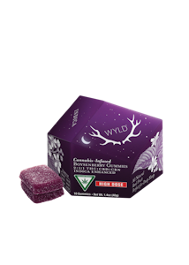 WYLD - Wyld-Boysenberry-Indica-Deep Sleep-2:1:1 THC:CBD:CBN-High Dose-10 Pieces-197mg