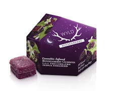 WYLD - Boysenberry 1:1:1 THC:CBD:CBN Gummies 300mg