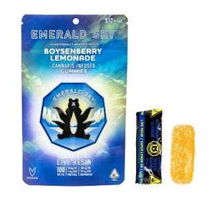 Emerald Sky - Emerald Sky Boysenberry Lemonade Live Resin Gummies 100mg 