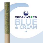 [MED] Breakwater | Blue & Cream | 1g/1pk Preroll