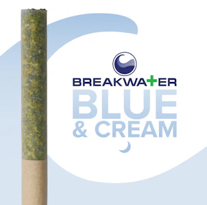 Breakwater - [MED] Breakwater | Blue & Cream | 1g/1pk Preroll
